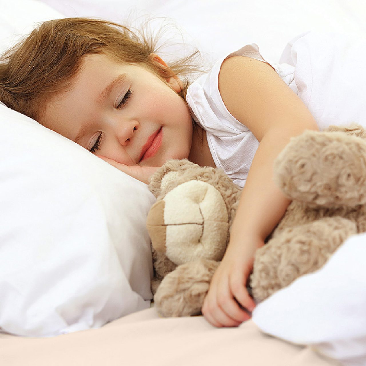 Детская простыня на резинке Трикотажная чайная роза