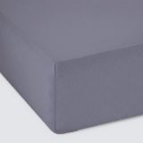 Простыня на резинке Трикотажная графит