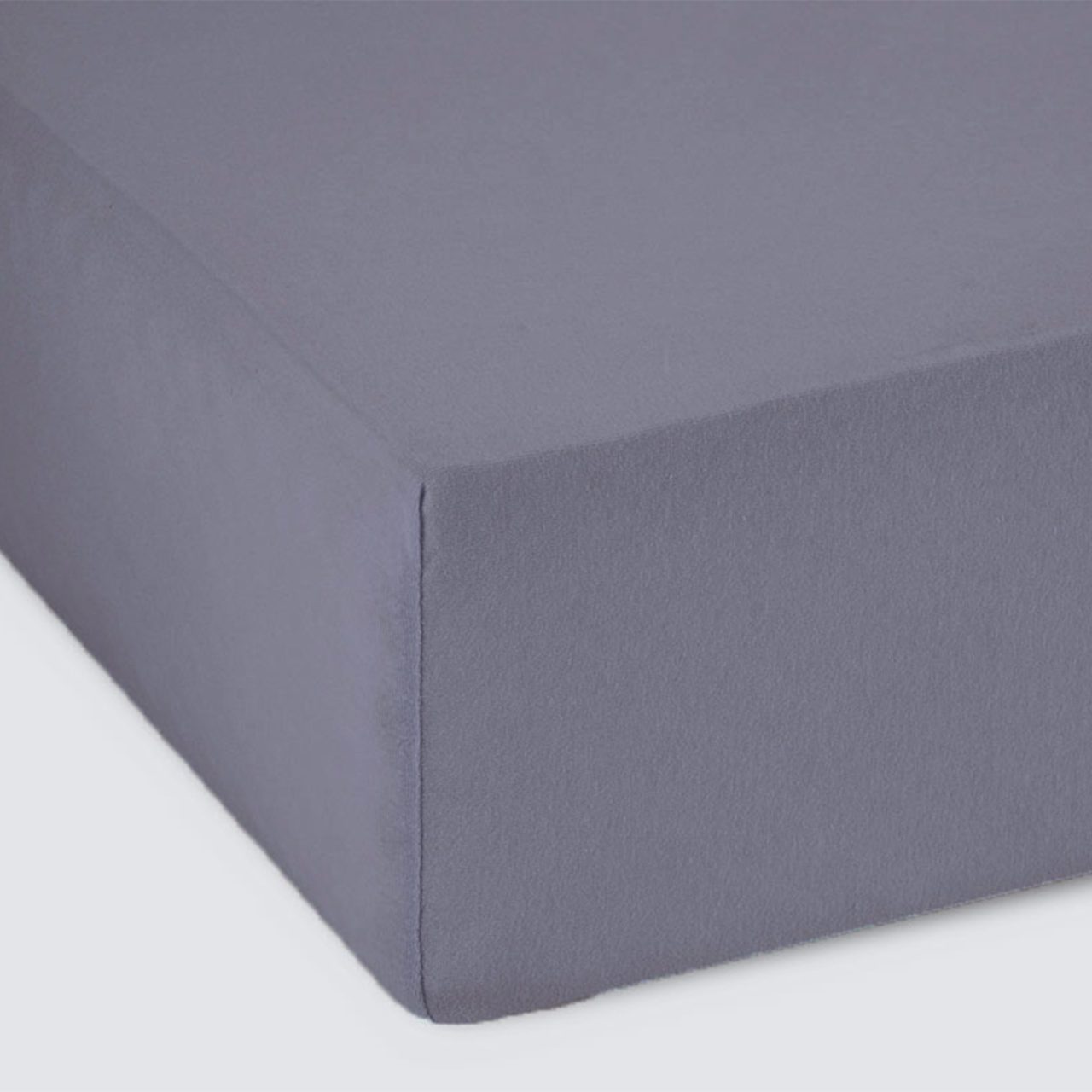 Простыня на резинке Трикотажная графит