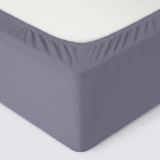 Простыня на резинке Трикотажная графит