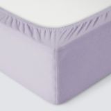 Простыня на резинке Трикотажная лиловая